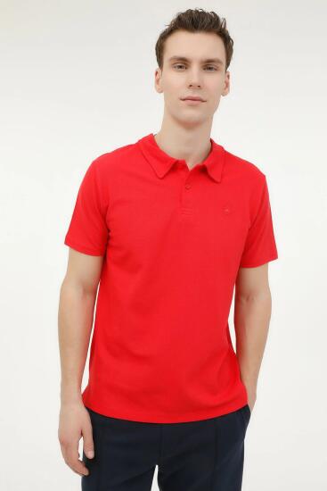 Lumberjack 4M M-CT953 BASIC P.T-SH 4FX KIRMIZI Erkek Polo Tshirt - 1