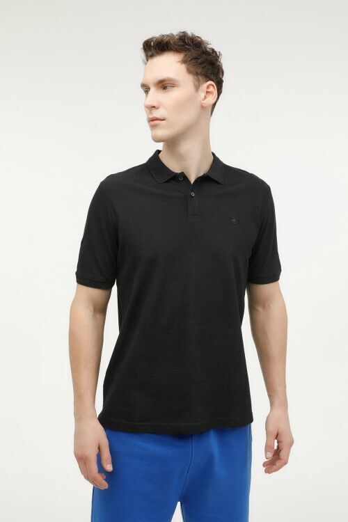 Lumberjack 4M M-CT953 BASIC P.T-SH 4FX SİYAH Erkek Polo Tshirt - 1