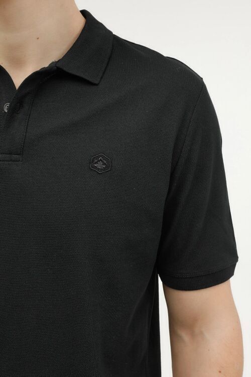 Lumberjack 4M M-CT953 BASIC P.T-SH 4FX SİYAH Erkek Polo Tshirt - 4