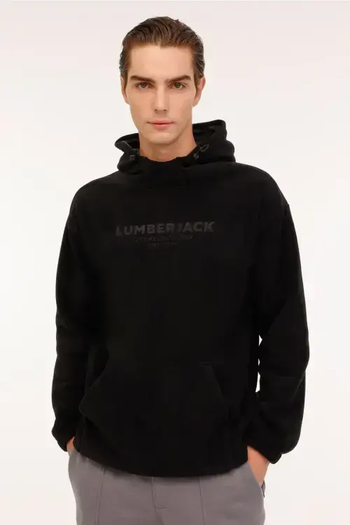 Lumberjack 4W Ml Frenzie 17Ih-02 4PR SİYAH Erkek Sweatshirt - 1
