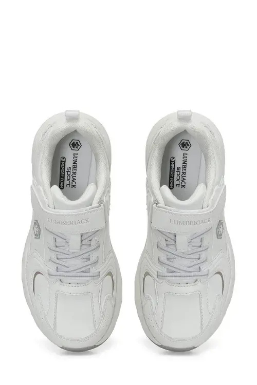 Lumberjack 4W Pol Pu Jr 4PR Beyaz Çocuk Günlük Ayakkabı - 4