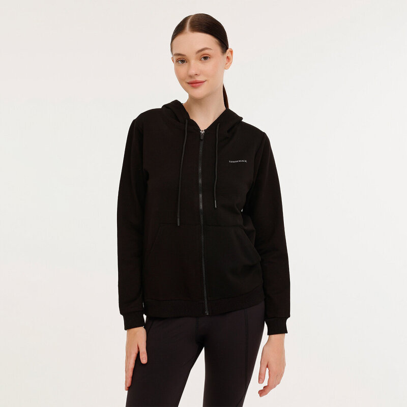 Lumberjack 4W Wb Full Zip 18Sn77 4PR SİYAH Kadın Sweatshirt - Lumberjack