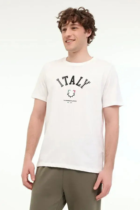 Lumberjack 5M ML Renato 11ITL1030 5FX Erkek Tshirt - Lumberjack