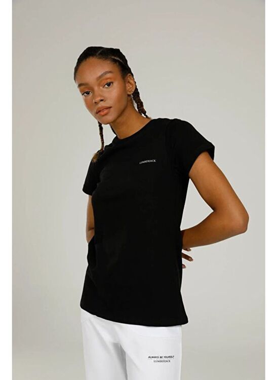 Lumberjack 5M WB C Neck 11CT122 5FX Kadın Tshirt - 1