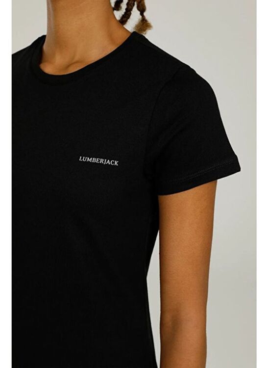 Lumberjack 5M WB C Neck 11CT122 5FX Kadın Tshirt - 4