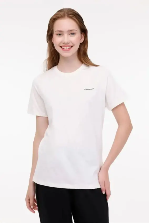 Lumberjack 5M WB C Neck 11CT122 5FX Kadın Tshirt - 1