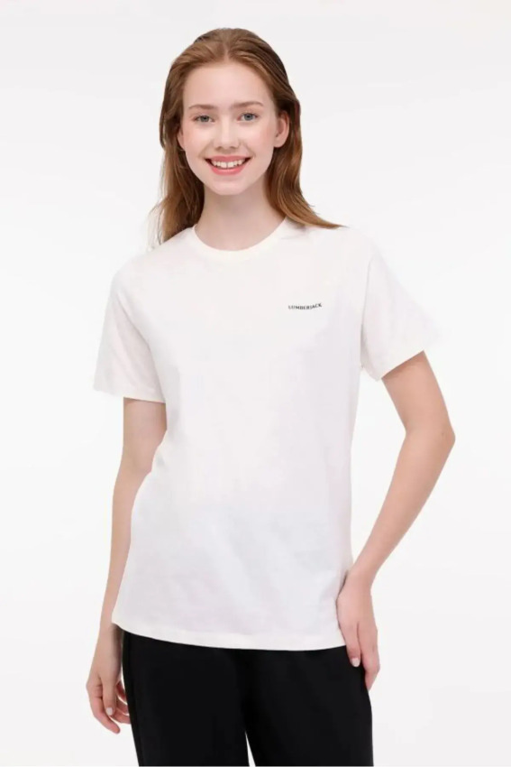 Lumberjack 5M WB C Neck 11CT122 5FX Kadın Tshirt - Lumberjack