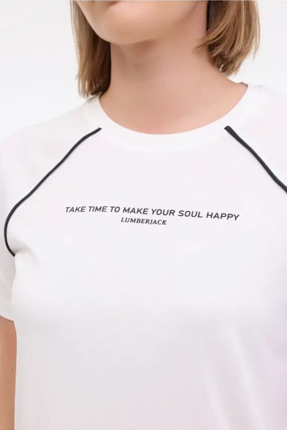 Lumberjack 5M WL Anisa 11MS425 5FX Kadın Tshirt - 4