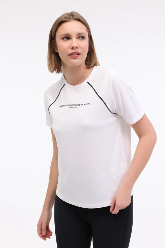 Lumberjack 5M WL Anisa 11MS425 5FX Kadın Tshirt - Lumberjack