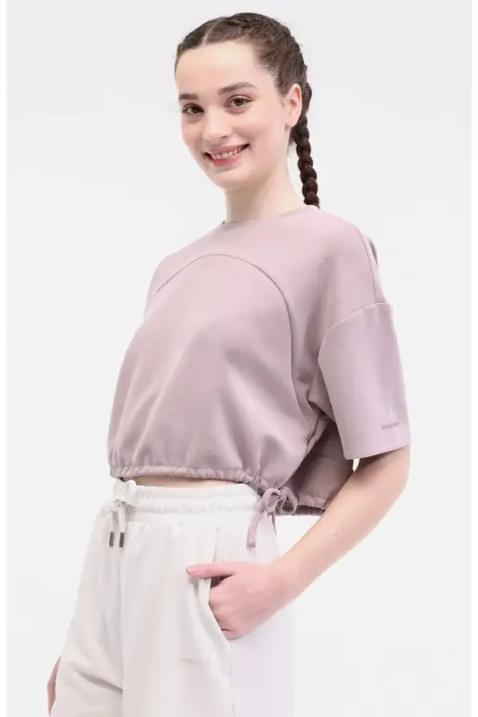 Lumberjack 5M WL Lin 11QFYY433-084 5FX Kadın Tshirt - 1