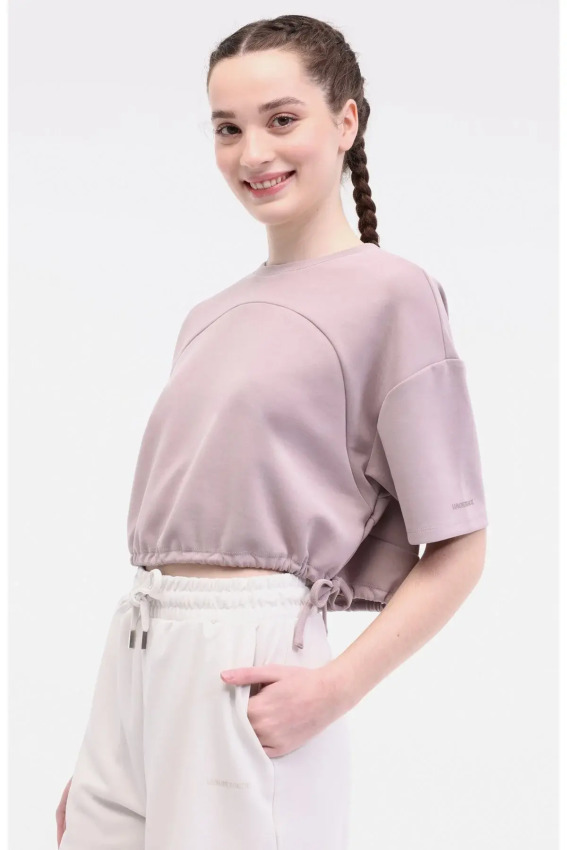 Lumberjack 5M WL Lin 11QFYY433-084 5FX Kadın Tshirt - Lumberjack