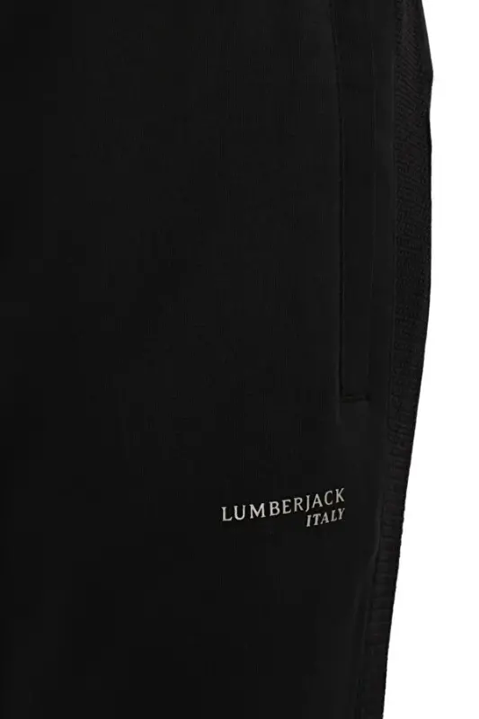 Lumberjack 5W ML Goran 22ITL807 5PR Siyah Erkek Eşofman Altı - 4