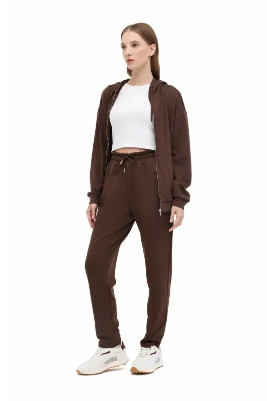 Lumberjack 5W WB 22Carla-P CT693 5PR Kahverengi Kadın Eşofman Altı - 3