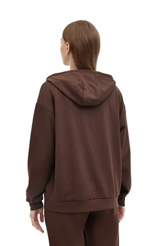 Lumberjack 5W WB Carla-H Ginsen 5PR Kahverengi Kadın Sweatshirt - 2
