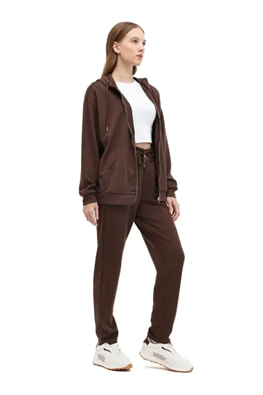 Lumberjack 5W WB Carla-H Ginsen 5PR Kahverengi Kadın Sweatshirt - 3