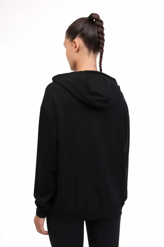 Lumberjack 5W WB Carla-H Ginsen 5PR Siyah Kadın Sweatshirt - 2