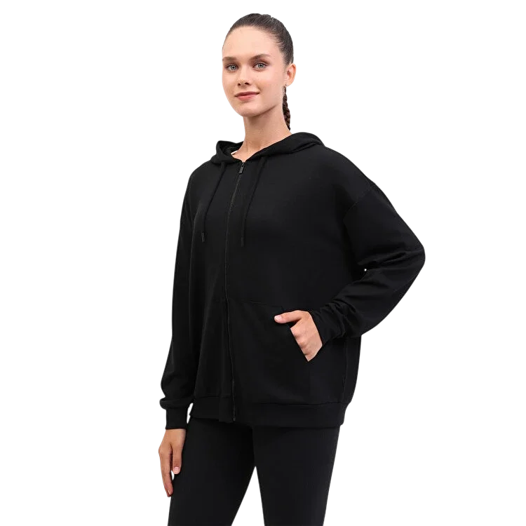 Lumberjack 5W WB Carla-H Ginsen 5PR Siyah Kadın Sweatshirt 