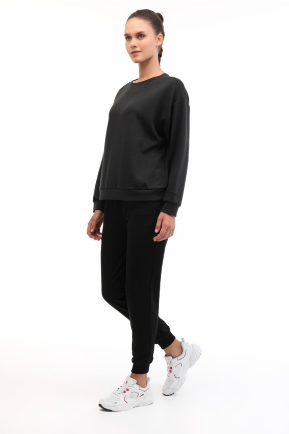 Lumberjack 5W WB Jogger 22CT133 5PR Siyah Kadın Eşofman Altı - 3