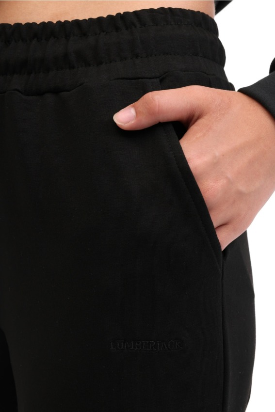Lumberjack 5W WB Jogger 22CT133 5PR Siyah Kadın Eşofman Altı - 4