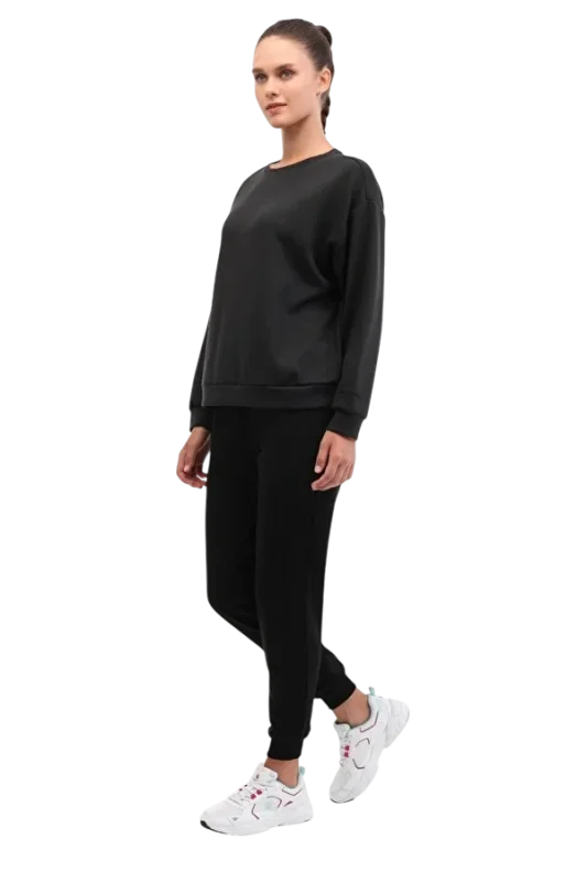 Lumberjack 5W WB Jogger 22CT133 5PR Siyah Kadın Eşofman Altı - 1