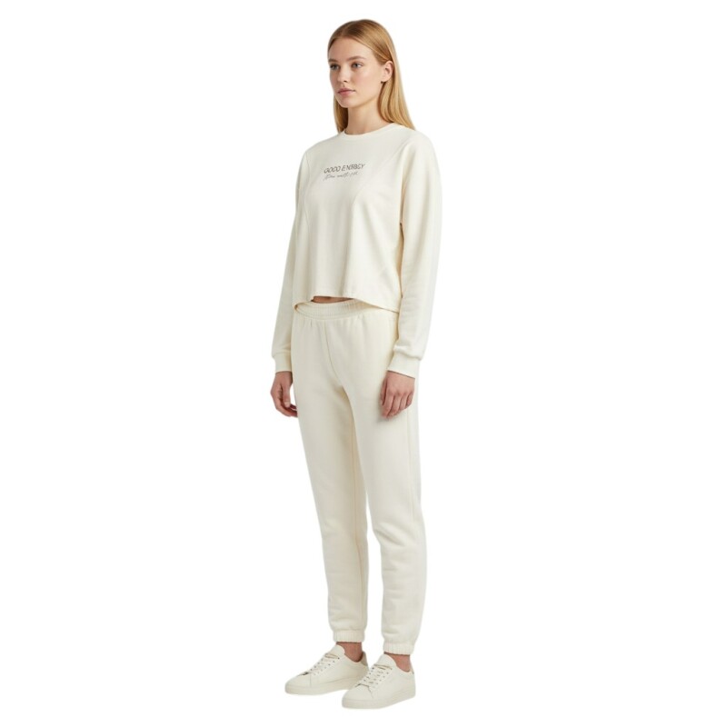 Lumberjack 5W WL 16Aber Yog2-8 5PR Bej Kadın Sweatshirt - Lumberjack