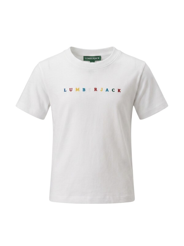 Lumberjack 6M Kids Iden Pam T-SH 6FX Beyaz Çocuk Tshirt - 1