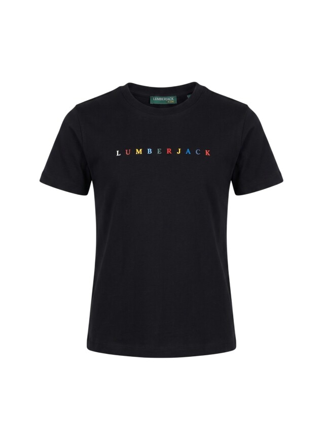 Lumberjack 6M Kids Iden Pam T-SH 6FX Siyah Çocuk Tshirt - 1