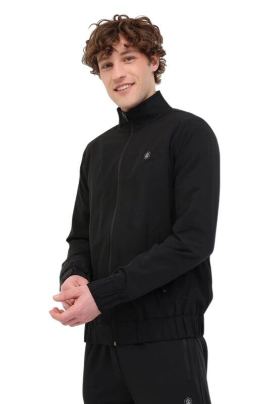 Lumberjack 6M MB BS04 Woven T.SUIT 6FX Siyah Erkek Eşofman Takımı - 1