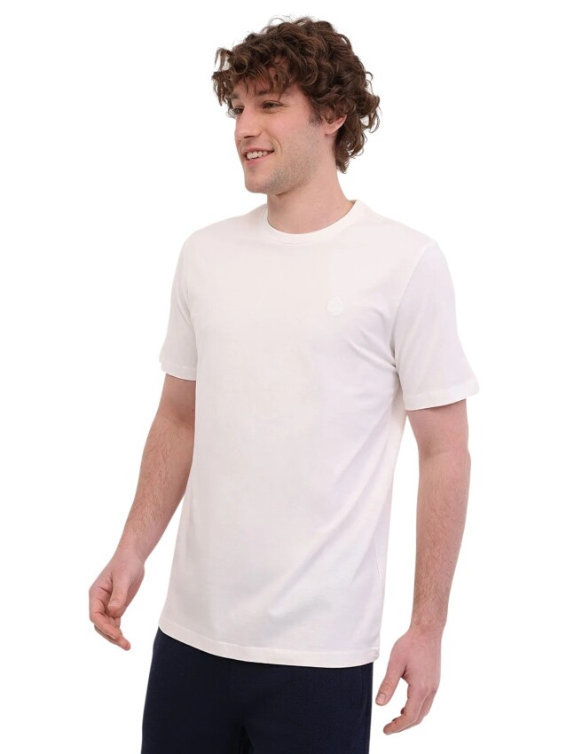 Lumberjack 6M MB CT102 C NK T-SH 6FX Beyaz Erkek Tshirt - 1