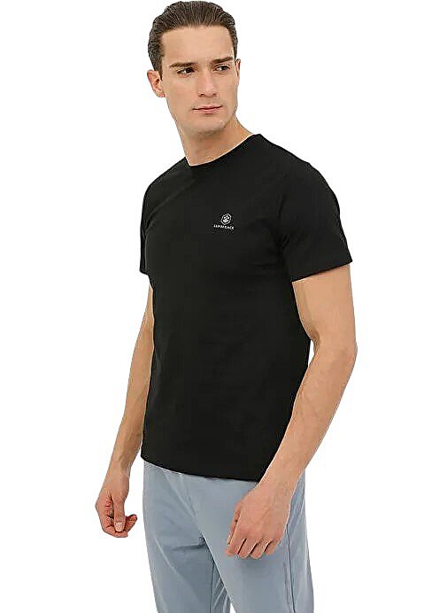 Lumberjack 6M MB CT102 C NK T-SH 6FX Siyah Erkek Tshirt - Lumberjack