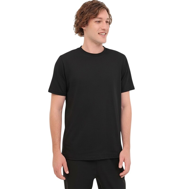 Lumberjack 6M MB CT110 PM C NK T-SH 6FX Siyah Erkek Tshirt - Lumberjack