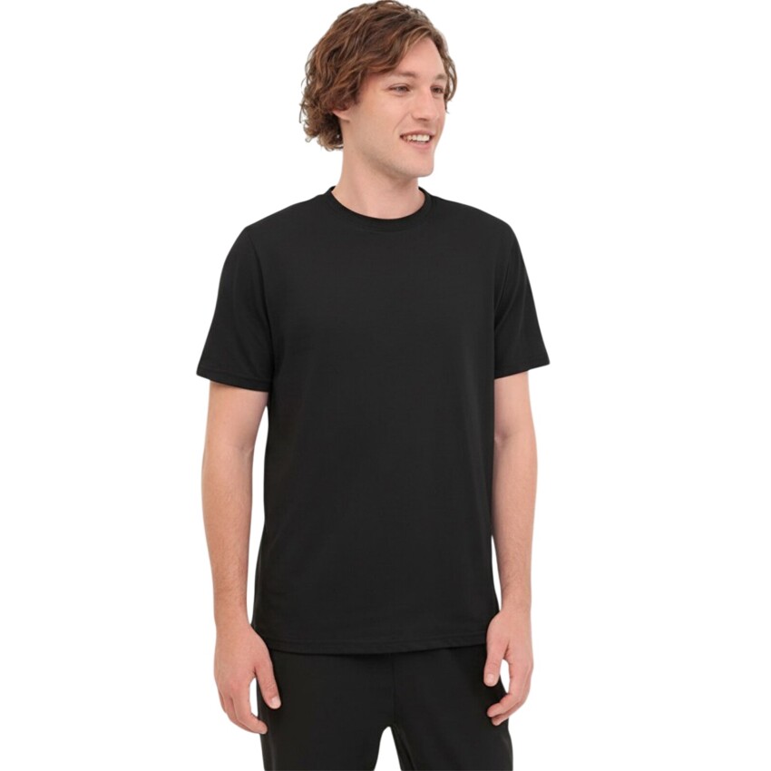 Lumberjack 6M MB CT110 PM C NK T-SH 6FX Siyah Erkek Tshirt - 1