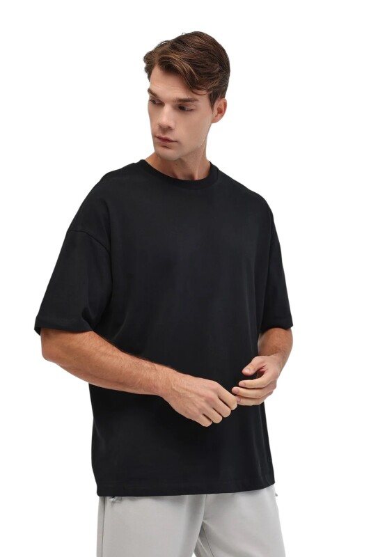 Lumberjack 6M MB Ssros 11HS113 6FX Siyah Erkek Tshirt - Lumberjack