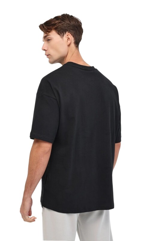 Lumberjack 6M MB Ssros 11HS113 6FX Siyah Erkek Tshirt - Lumberjack (1)