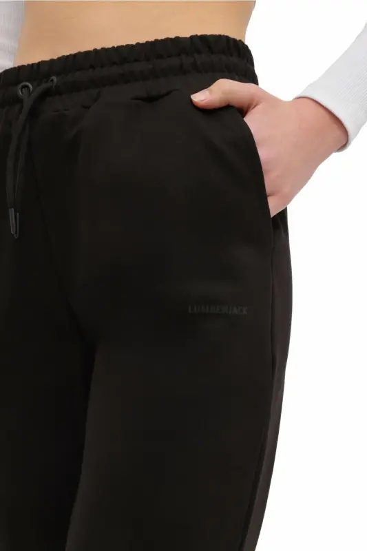 Lumberjack 6M WB 22CT137-P 6FX Siyah Kadın Eşofman Altı - 4