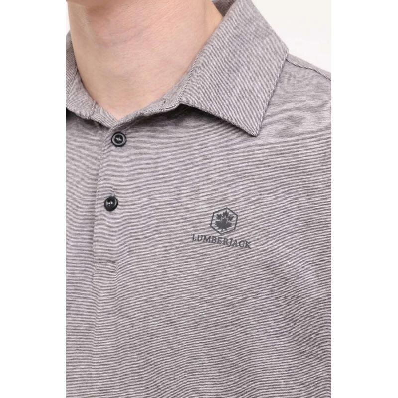 Lumberjack M-BSC POLO T-SH BS22 4FX Gri Erkek Polo Tshirt - 3
