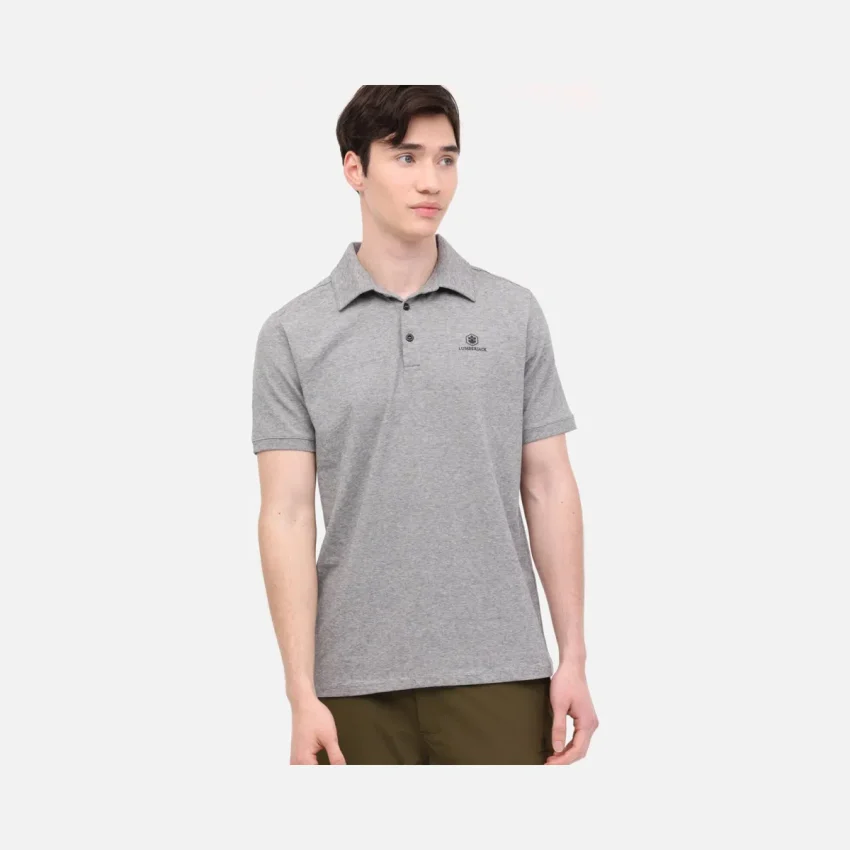 Lumberjack M-BSC POLO T-SH BS22 4FX Gri Erkek Polo Tshirt - 1
