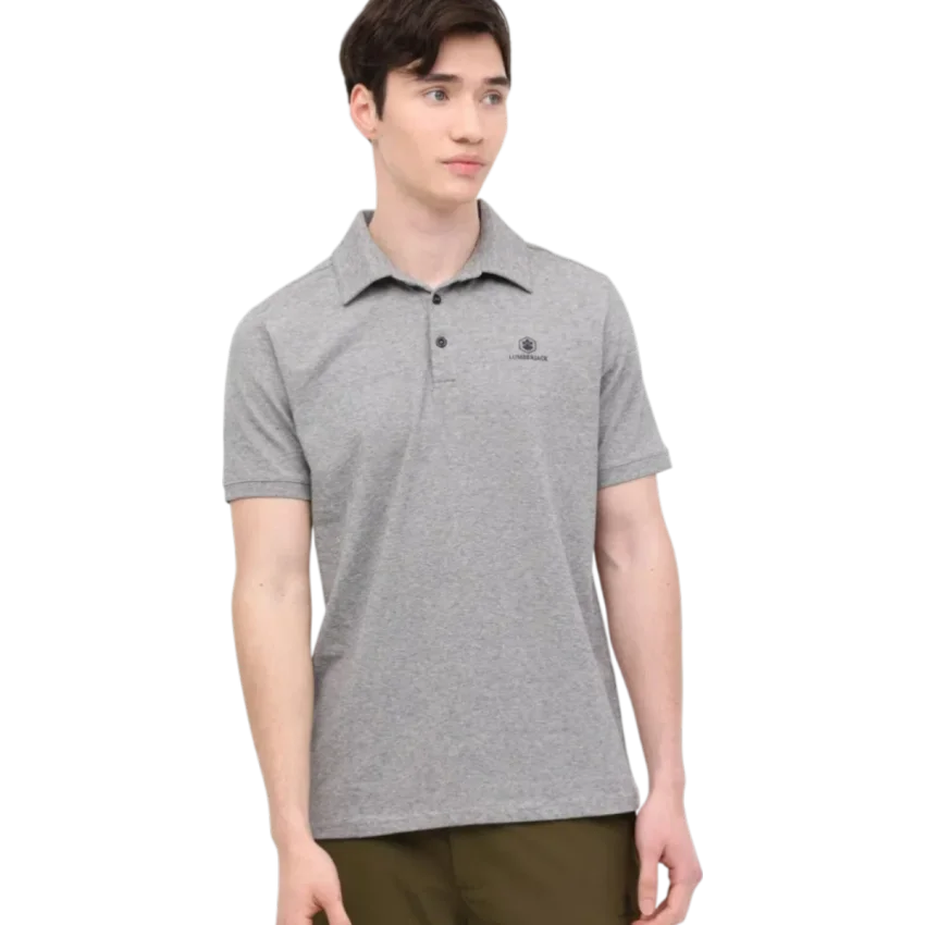 Lumberjack M-BSC POLO T-SH BS22 4FX Gri Erkek Polo Tshirt - 1