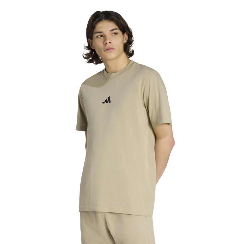 Adidas Essentials Bej Erkek Tshirt - 1