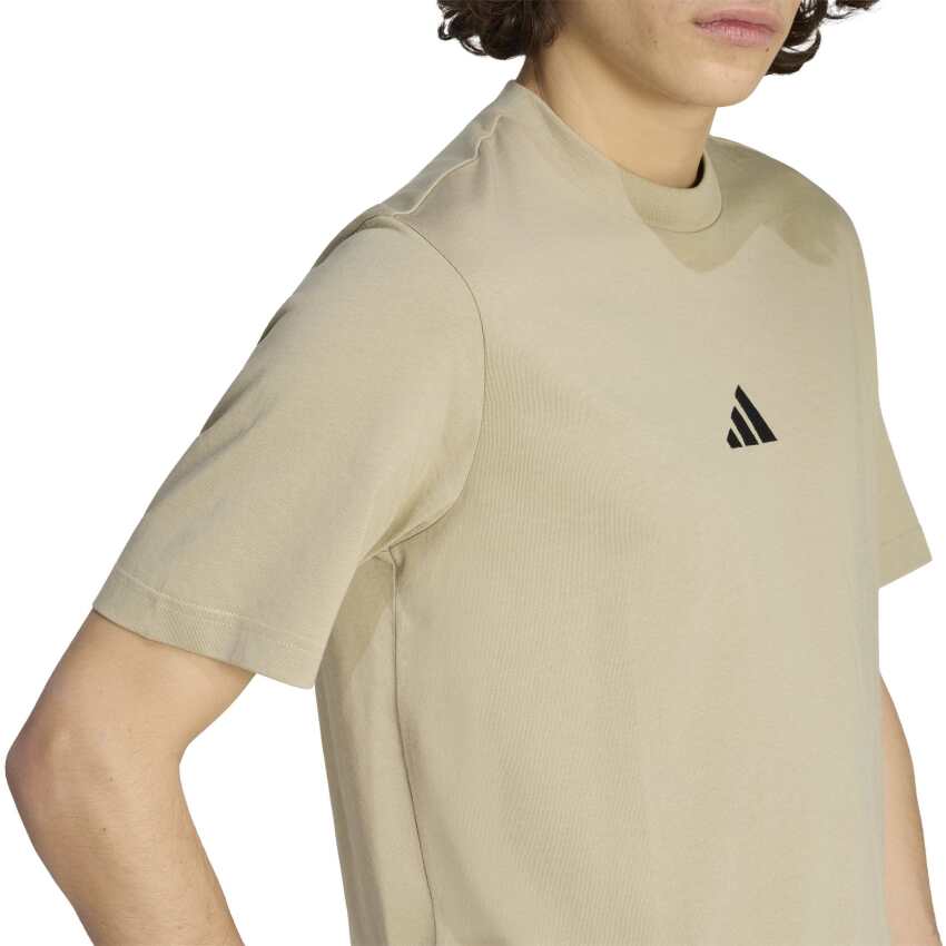 Adidas Essentials Bej Erkek Tshirt - 5