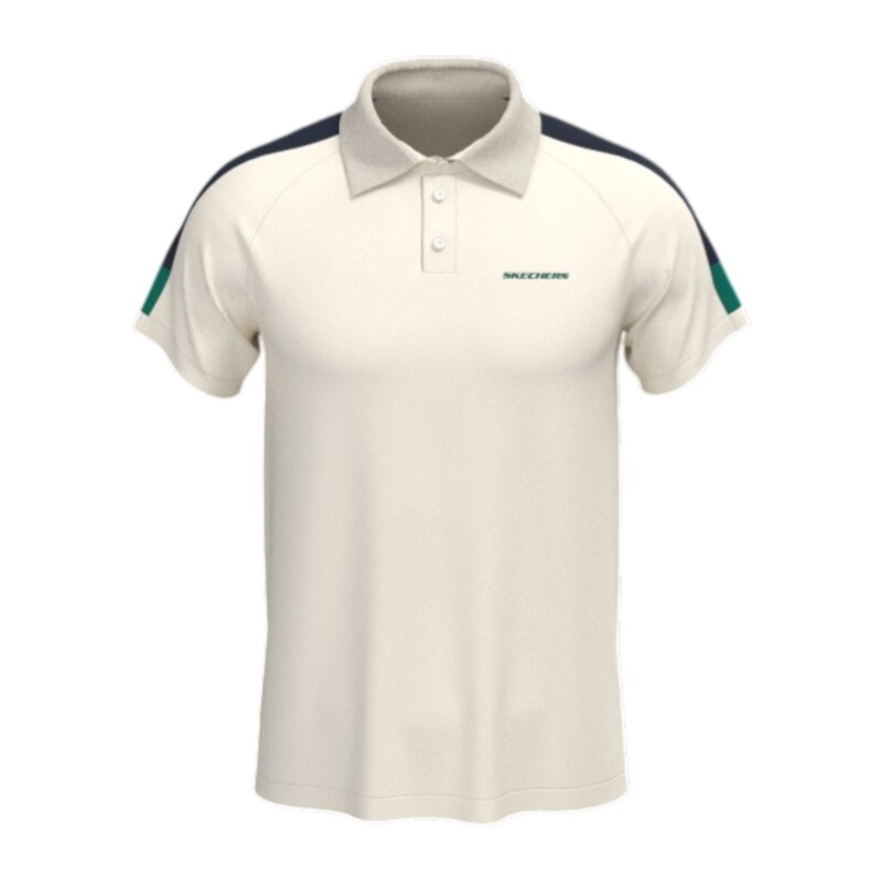 Skechers Color Block Detail Bej Erkek Polo Tshirt - Skechers