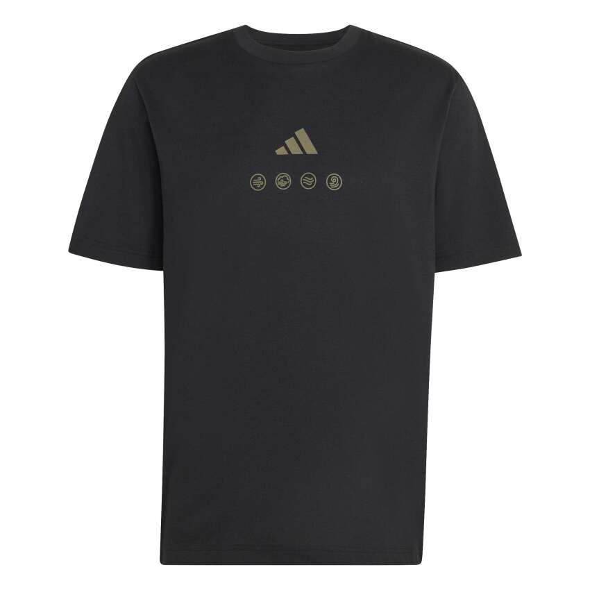 Adidas Climacool City Tech Illustration Graphic Siyah Erkek Tshirt - 7
