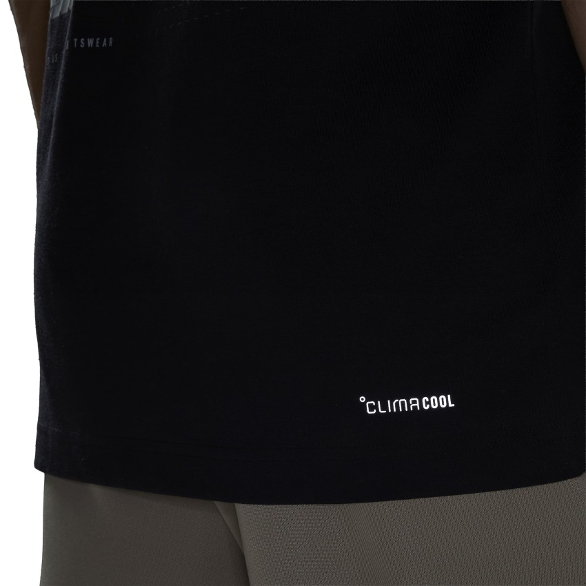 Adidas Climacool City Tech Illustration Graphic Siyah Erkek Tshirt - 6