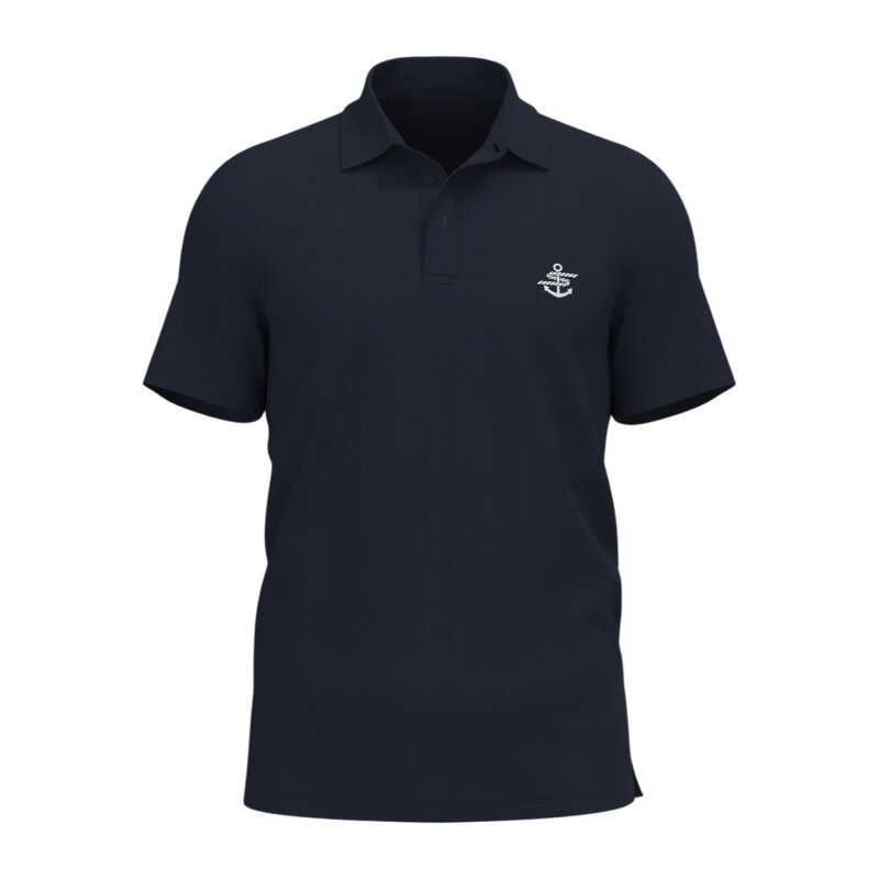 Skechers Logo Printed Lacivert Erkek Polo Tshirt - Skechers