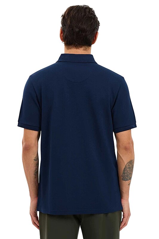 Skechers Logo Printed Lacivert Erkek Polo Tshirt - 3