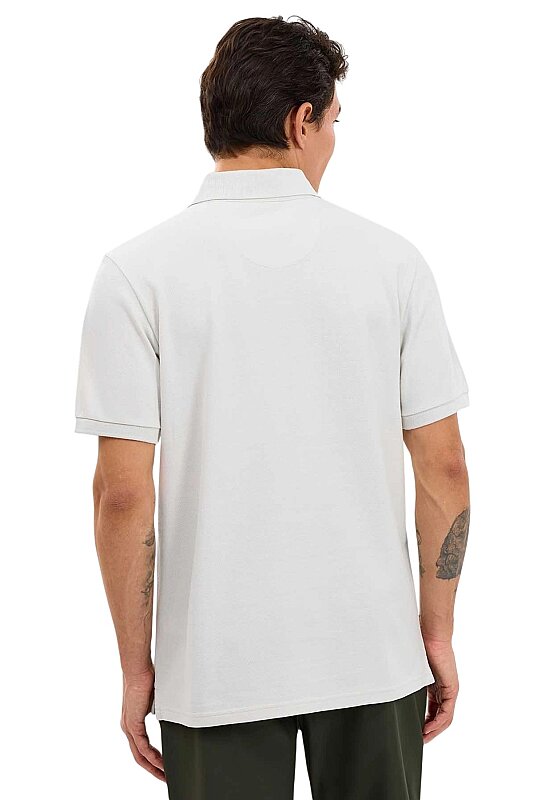 Skechers Logo Printed Gri Erkek Polo Tshirt - 3
