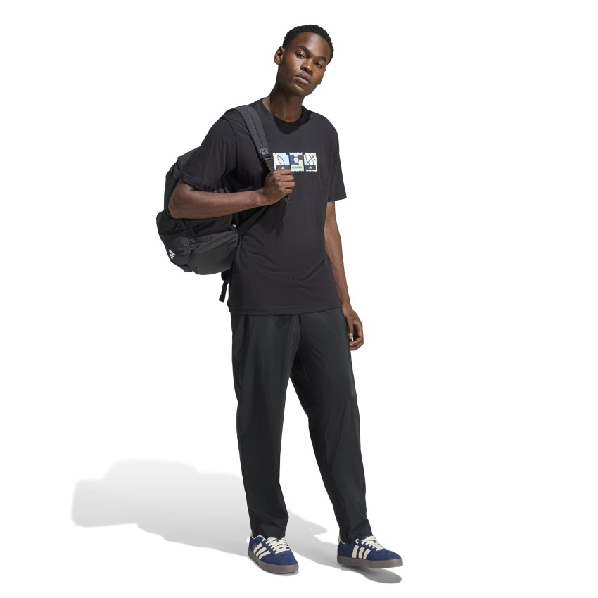 Adidas Memories Of Sport Stamps Grafik Siyah Erkek Tshirt - 6