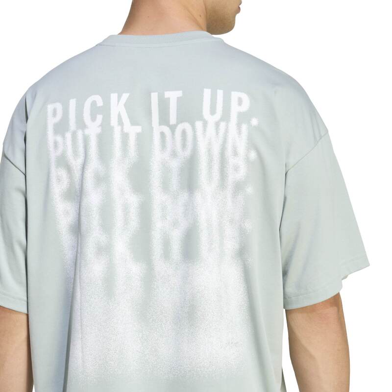 Adidas Climacool Power Training Graphic Yeşil Erkek Tshirt - 5