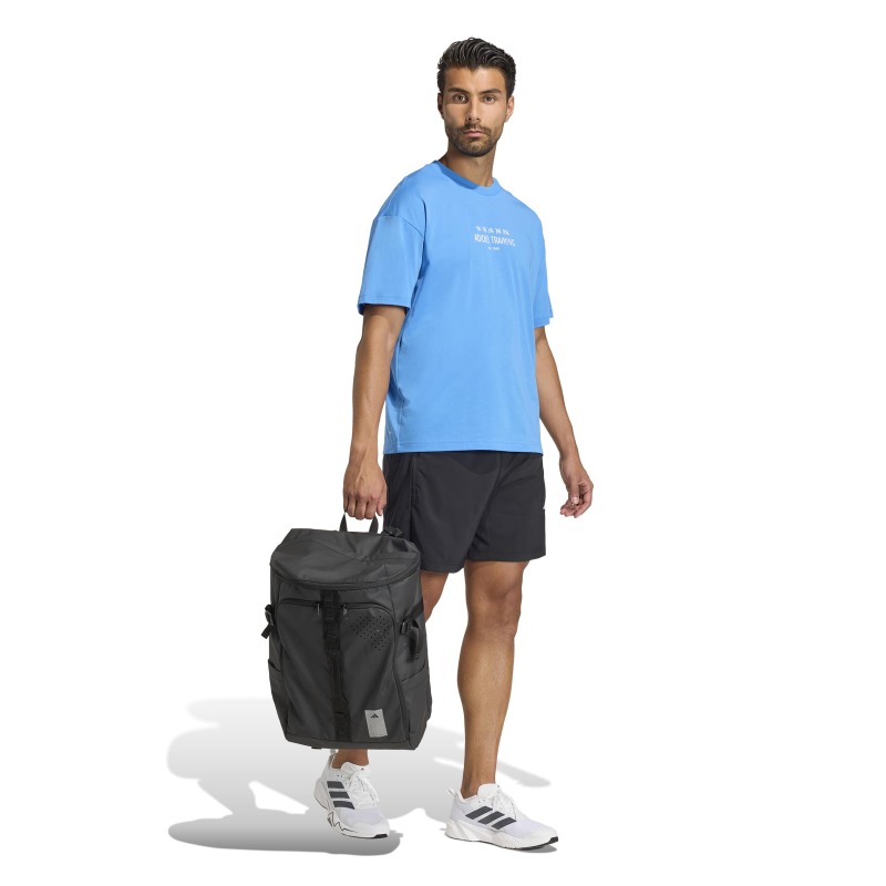 Adidas Climacool Power Training Grafik Mavi Kadın Tshirt - 4