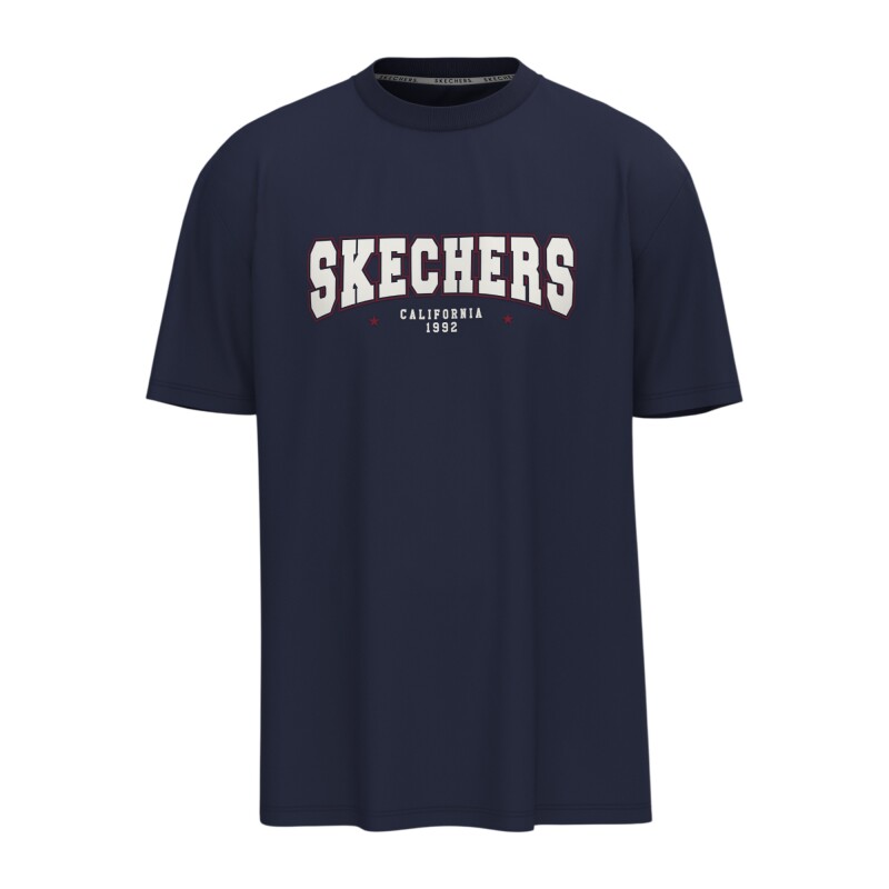 Skechers Regular Lacivert Erkek Tshirt - Skechers